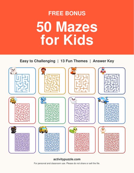 50 Mazes for Kids book cover