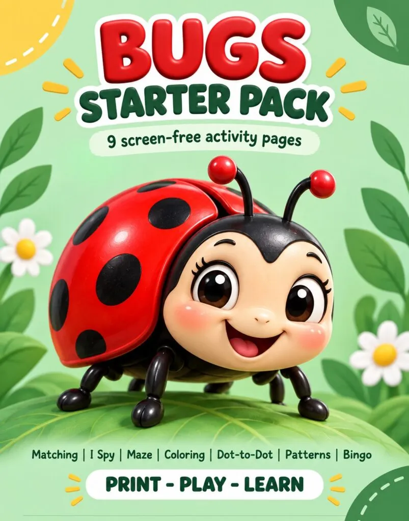 Bugs Starter Pack – printable PDF cover